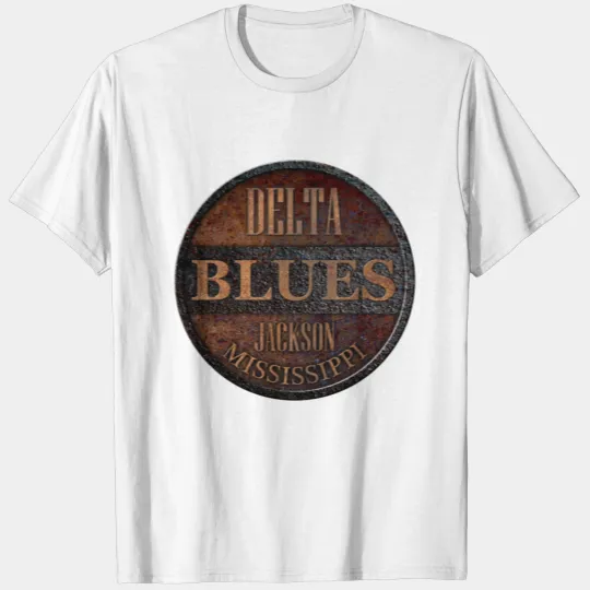 rusty delta blues jackson T-shirt
