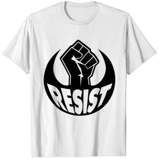 Discover Resist power fist T-shirt