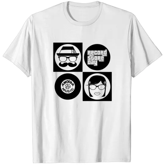 Discover Hipsters Record T-shirt