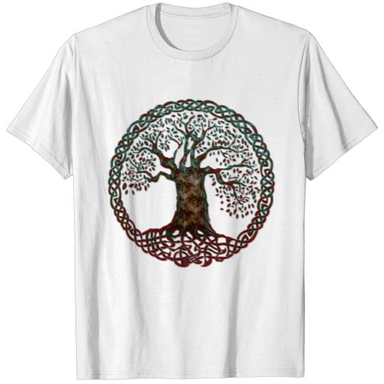 Discover TREE OF LIFE-blood moon T-shirt