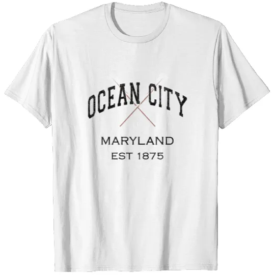 Ocean City Maryland Established 1875 T-shirt