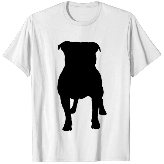 Discover Vector dog Silhouette T-shirt