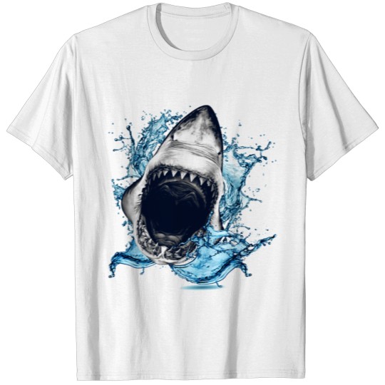 Discover Shark Adult T Shirt T-shirt