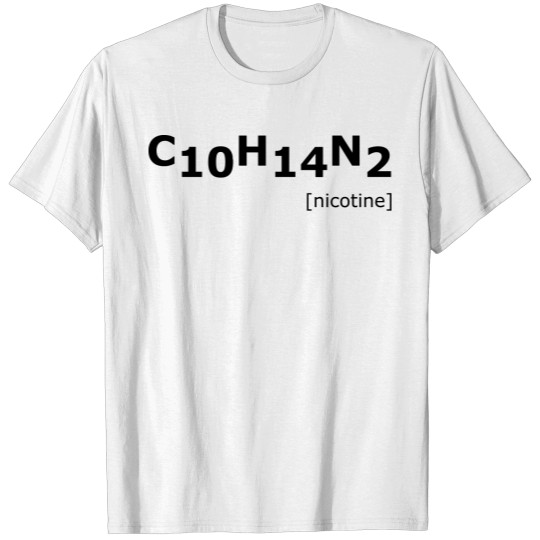 Discover nicotine C10H14N2 - vape design T-shirt