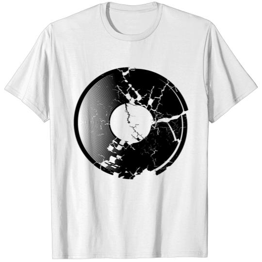 Discover Broken Vinyl T-shirt