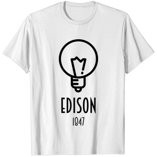 Discover Thomas Alva Edison | Famous Individuals T-shirt