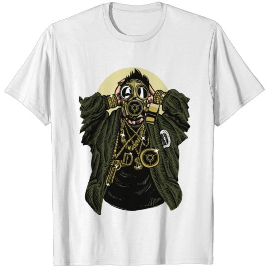 Discover gasmask gangsta T-shirt