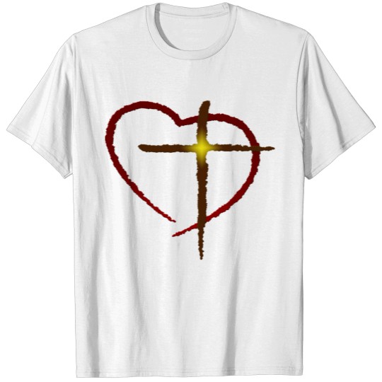 Discover Heart and Cross T-shirt