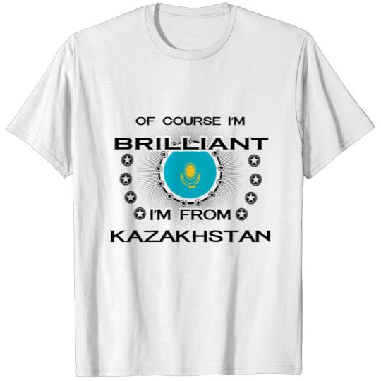 Discover I AM GENIUS BRILLIANT CLEVER KAZAKHSTAN T-shirt