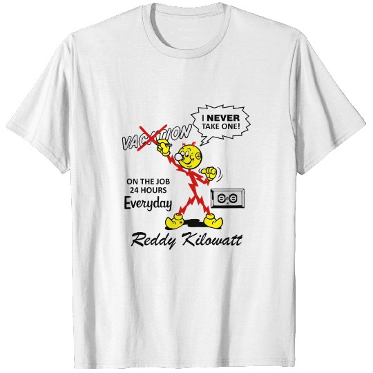 Reddy Kilowatt Electric decal T-shirt