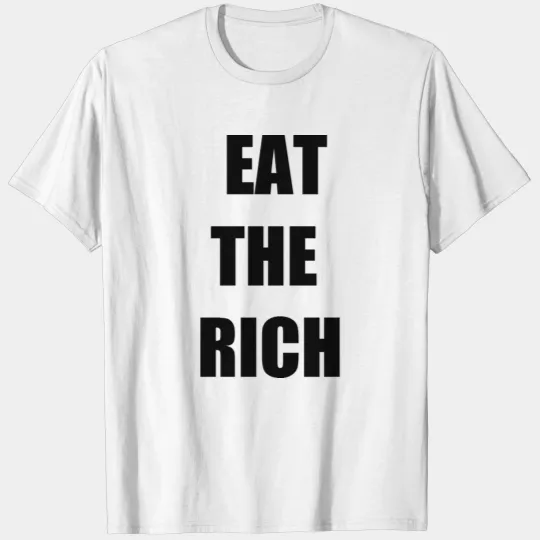 eat the rich blk T-shirt