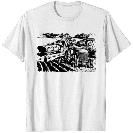 Discover traktor tractor farmer bauer landwirt farming harv T-shirt