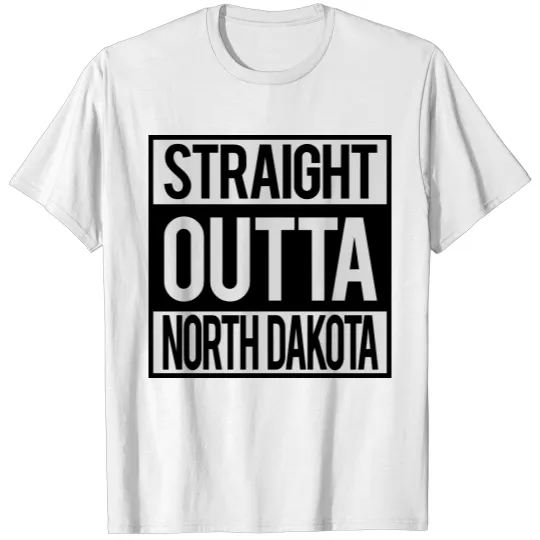 Discover Straight Outta North Dakota T-shirt