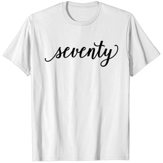Discover seventy T-shirt