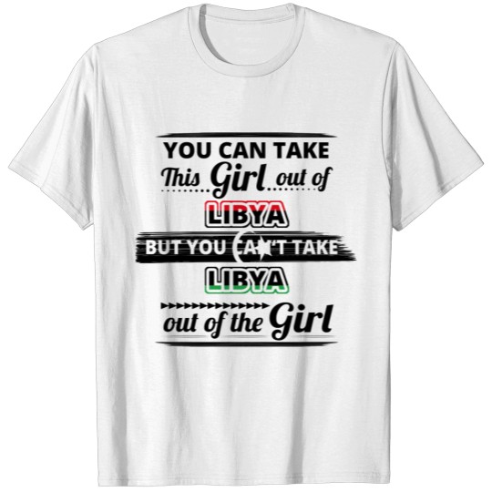 Discover Geschenk herausnehmen liebe herkunft girl LIBYA T-shirt