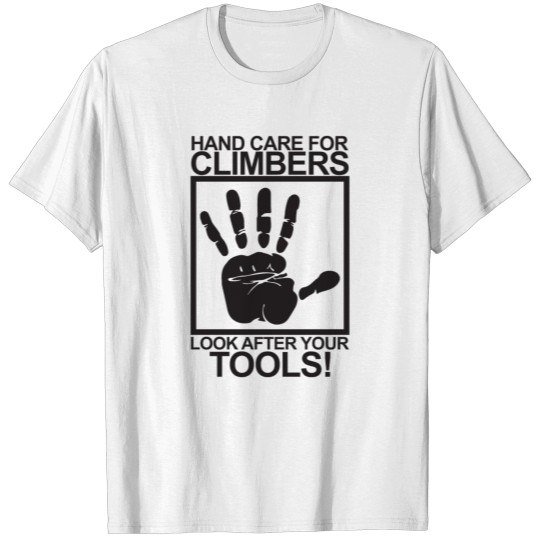 Discover hand care for climbers T-shirt