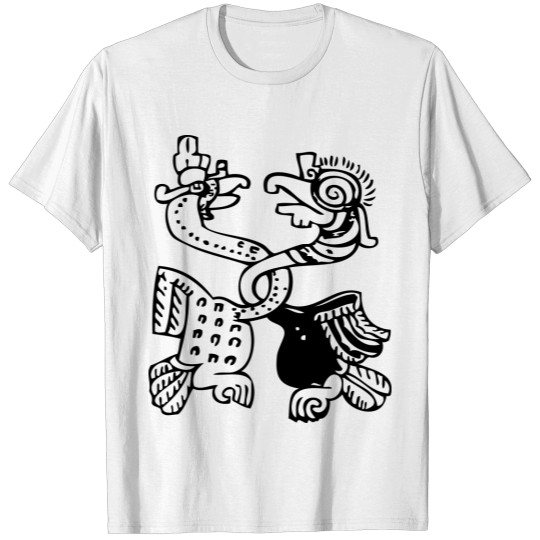 Discover Maya Bird Symbols - Mayan script - Mayan glyphs T-shirt