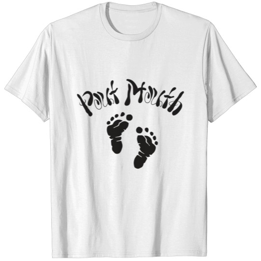 Discover pout mouth feet T-shirt