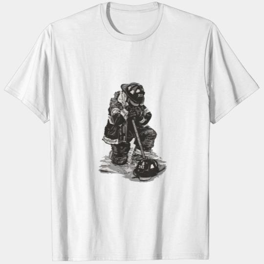Discover Sad Firefighter t-shirt for supporter T-shirt