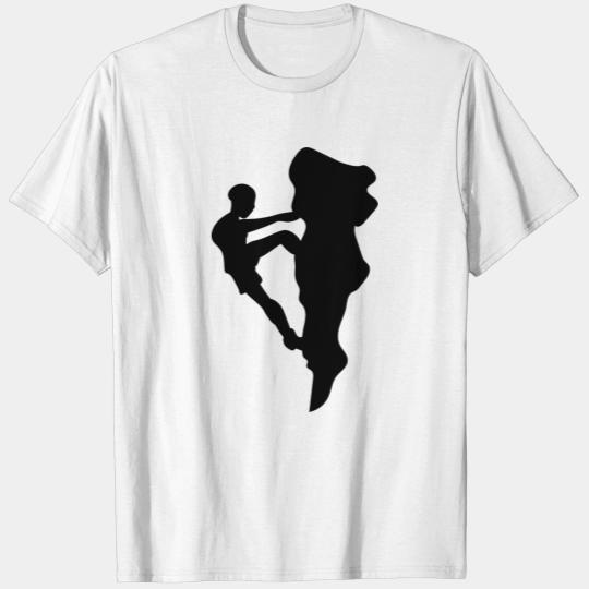 Rock Climbing Climber Mountains T-shirt