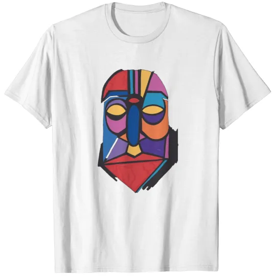 ancient tribal mask amoured robot optimus prime T-shirt