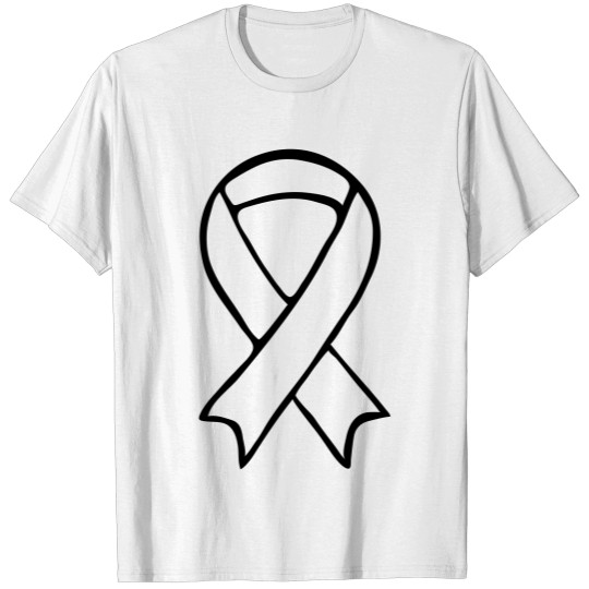 Discover Ribbon Outline 1c T-shirt