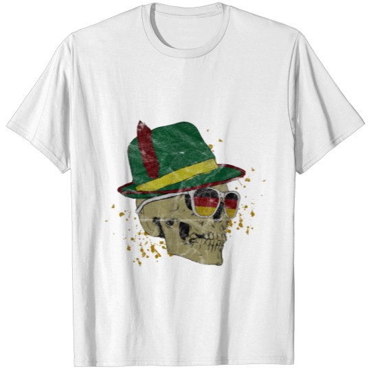 Discover Oktoberfest tradition skull T-shirt