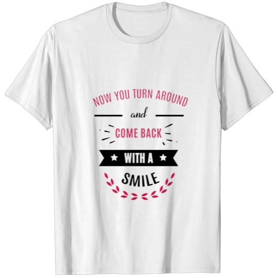 Discover Laugh Say Positive Smile Motto Aura Gift T-shirt