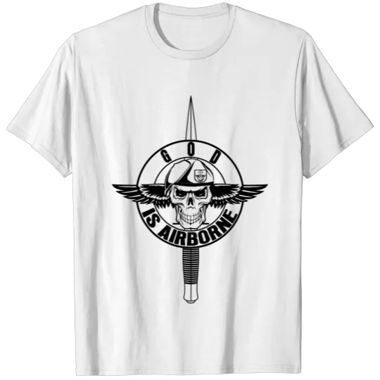 Discover Royal Marines God Is Airborne T-shirt