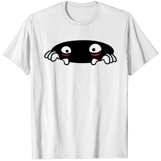 Discover eyes hole hide hide comic cartoon clipart digging T-shirt