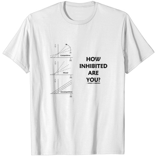 Discover How Inhibited Are You Enzyme Kinetics Biochemistry Humor T-shirt