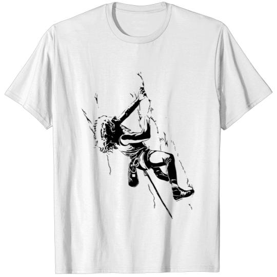 Discover Fight Gravity - 80s Climbing T-shirt