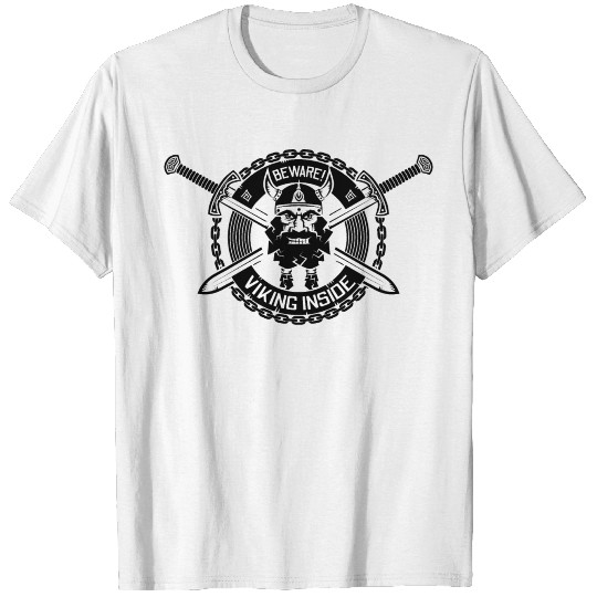 Discover Beware Viking Inside | Valhalla Odin Midgard Gift T-shirt