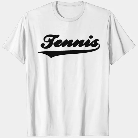 tennis design T-shirt