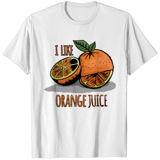 Discover i like orange juice T-shirt