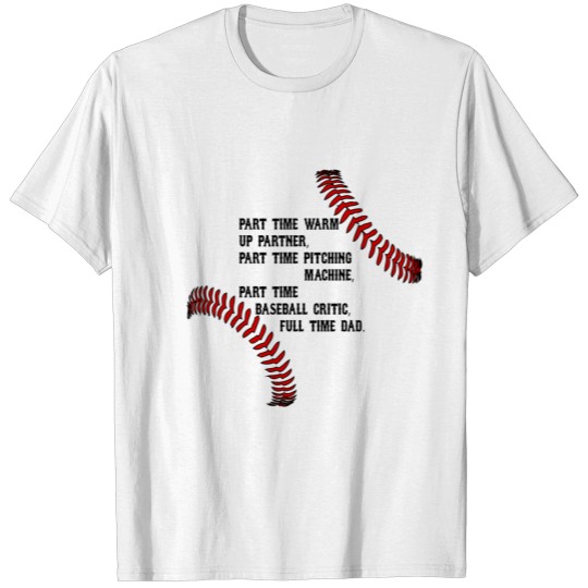 Discover BASEBALL Full Time Dad T-shirt