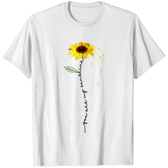 Discover you are my sunshine hippie sunflower gifts for wom T-shirt