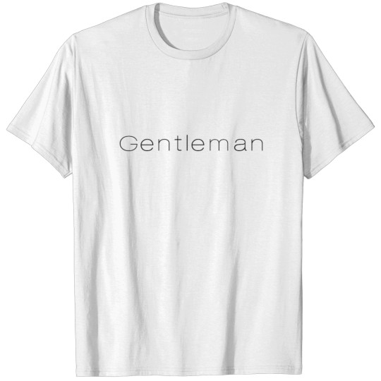 Discover Gentleman T-shirt