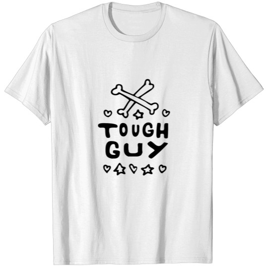 Baby Sayings Boy Cute Little Brother tough Guy T-shirt