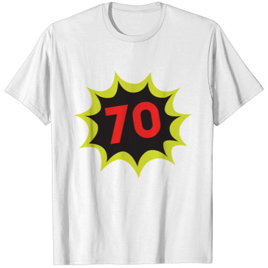 Discover 70th Birthday Gift - 70 Years - Seventy Shirt T-shirt
