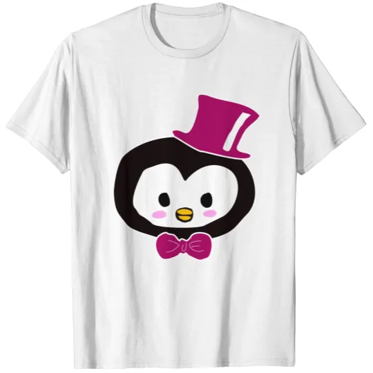 Penguin hat party event T-shirt
