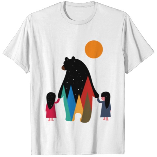 Discover Bear and girl T-shirt