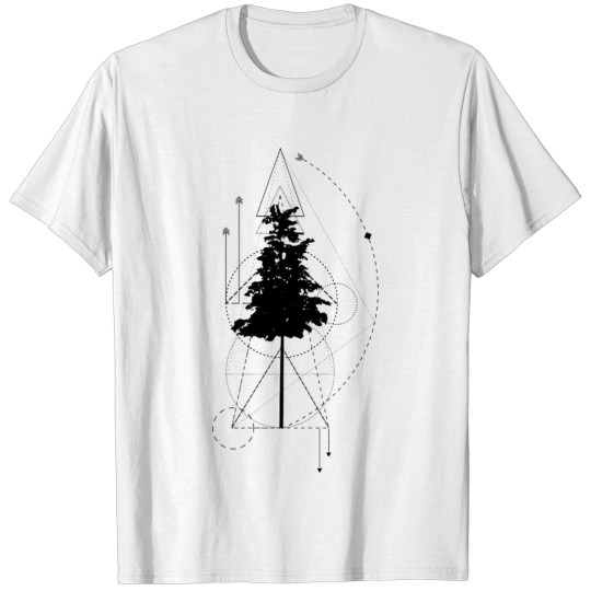 Discover Tree Geometric T-shirt