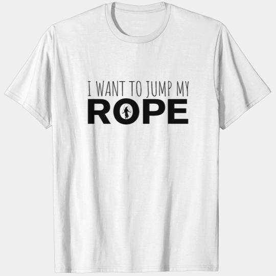 Jump Rope Jumping Skipping Workout Jump Sport Gift T-shirt