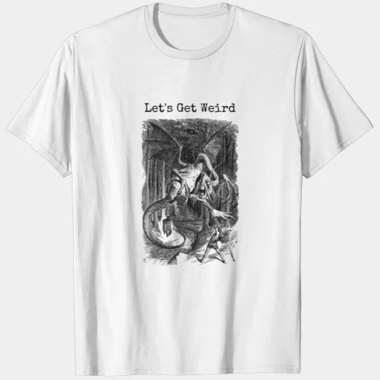 Let's Get Weird Vintage Monster Strange Dream Gift T-shirt