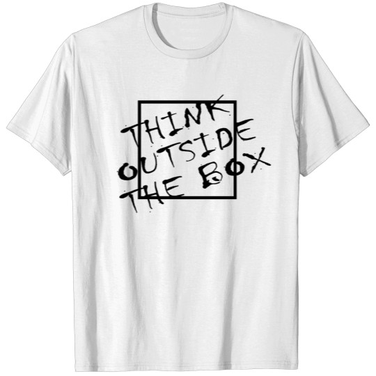 Discover Think Outside The Box Querdenker Geek Geschenk T-shirt