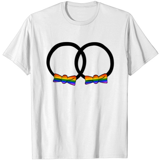 Discover Gay Marriage LGBT CSD Gay Pride Rainbow T-shirt