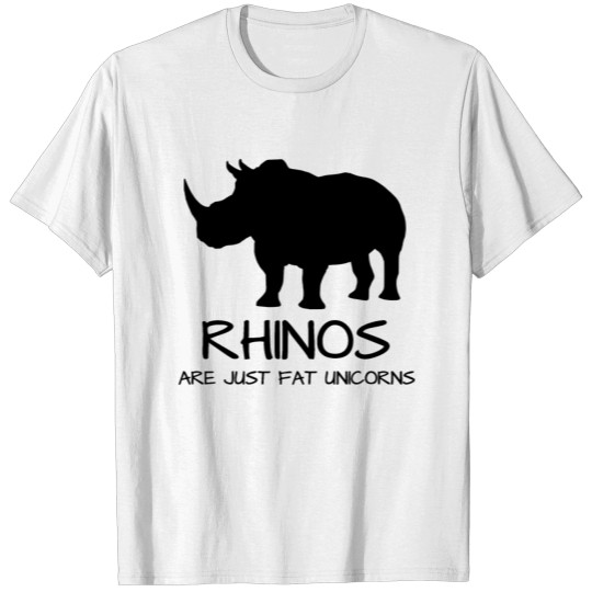 Discover Rhinos are just fat unicorns - Unicorn - Fairy T-shirt