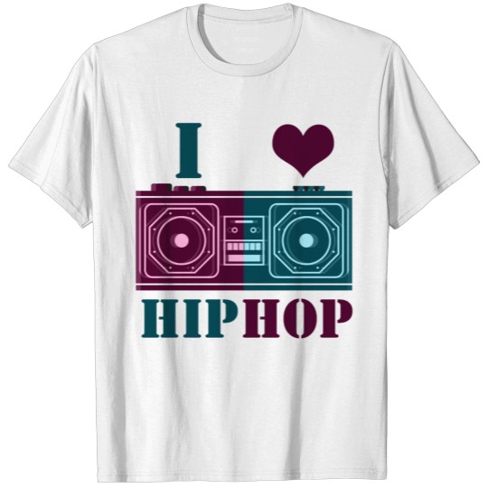 Discover I LOVE HIPHOP T-shirt