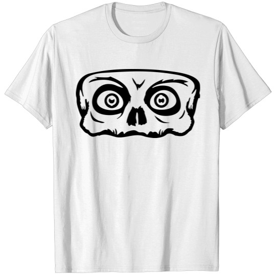 Discover evil monster horror halloween eyes face cool desig T-shirt